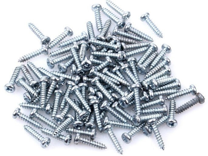 Śruba / Wkręt montażowy do adapterów światłowodowych 2,2*9,5mm (opakowanie 100 sztuk)