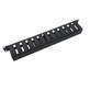 FIBERM Organizator / organizer kabli poziomy 19`` 1U zamykany czarny