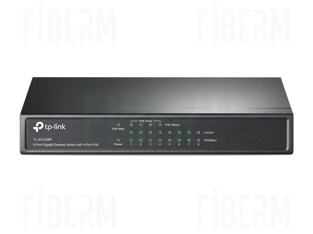 TP-LINK TL-SG1008P Neřízený PoE přepínač 8 x 10/100/1000
