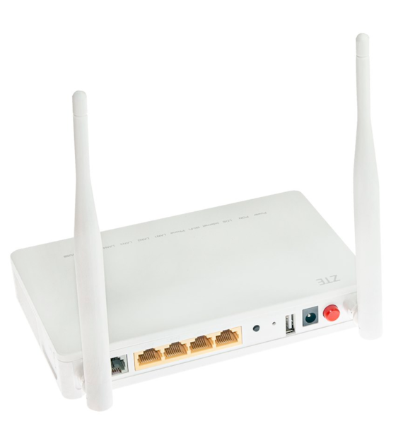 ZTE ZXHN F660 v6.0 GPON ONT 1x GE, 3x FE, 1x POTS, 1x USB, WiFi