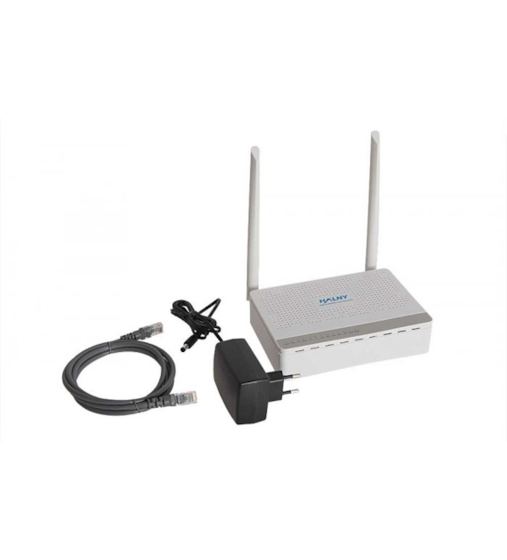 HALNY HL-4GQV GPON ONT 4-PORTY LAN 10/100/1000, 2x POTS, B+, SC/APC WiFi AC 4x4 WAVE2