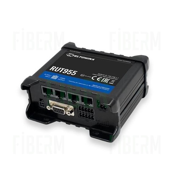 Teltonika RUT955 T033B0 router przemysłowy 4G LTE Dual Sim, Cat.4, WiFi, GPS, 1x WAN, 3X LAN, Antena GPS