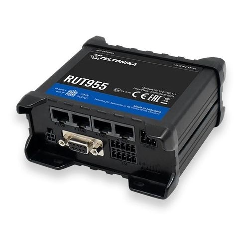 Teltonika RUT955 T033B0 router przemysłowy 4G LTE Dual Sim, Cat.4, WiFi, GPS, 1x WAN, 3X LAN, Antena GPS