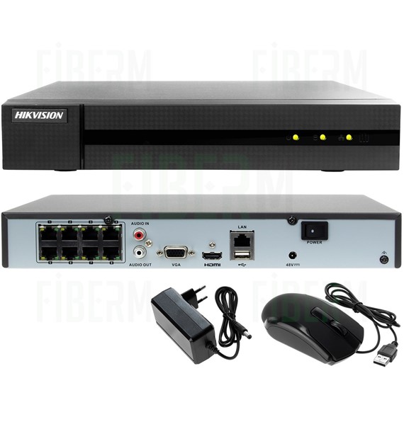 HikVision Hiwatch rejestrator IP 8 kanałowy HWN-4108MH-8P
