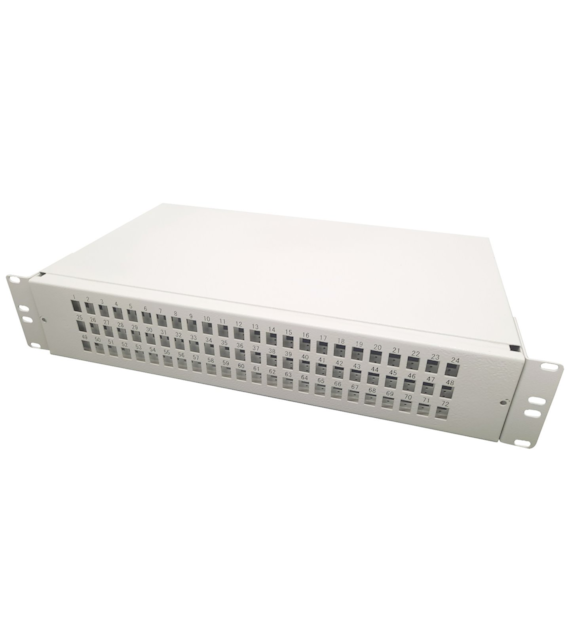 FIBERM przełącznica światłowodowa wysuwana 72 x SC Simplex 2U Rack 19`