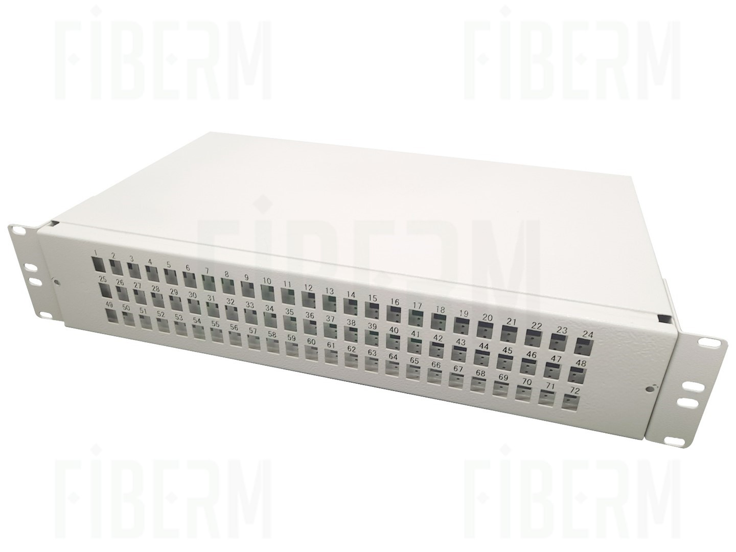 FIBERM przełącznica światłowodowa wysuwana 72 x SC Simplex 2U Rack 19`