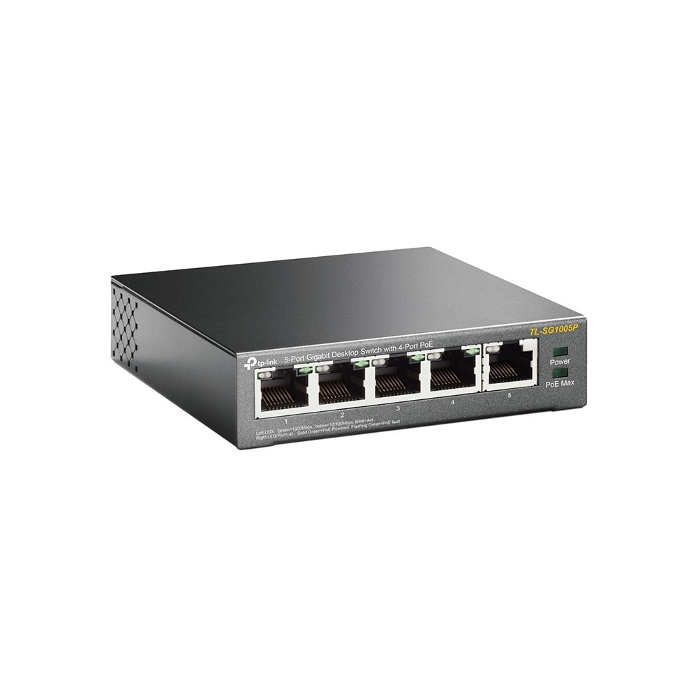 TP-LINK TL-SG1005P Switch niezarządzalny 4 x PoE 5 x 10/100/1000