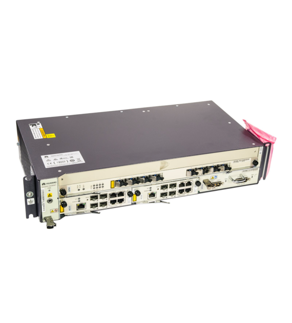 Huawei MA5608T OLT 10GE, Zasilanie DC, 1x MCUD1, 1x MPWC