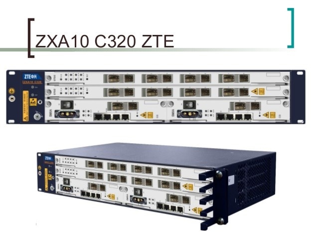 ZTE ZXA10 C320 OLT 10GE, Zasilanie DC, 2x SMXA/3