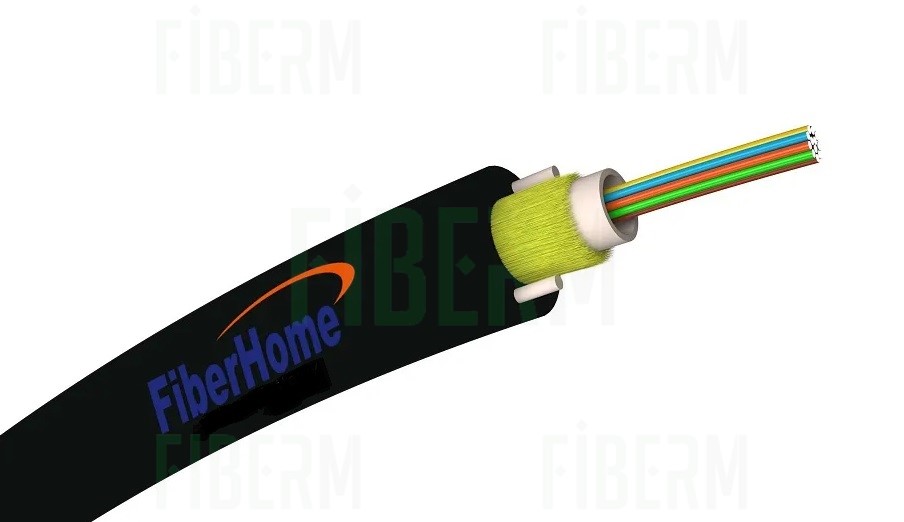 FiberHome Kabel światłowodowy 4J ADSS 1kN, jednotubowy, średnica 5,2mm