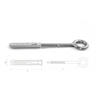 FIBERM Kołek rozporowy z hakiem oczkowym 14 x 120