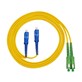 FIBERM Patchcord SC/APC-SC/UPC 3m Single Mode Duplex włókno G652D 2,0mm PVC