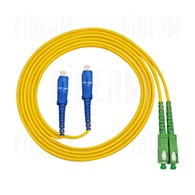FIBERM Patchcord SC/APC-SC/UPC 5m Single Mode Duplex Fiber G652D 2