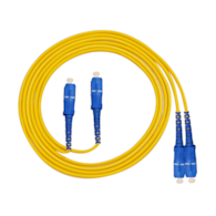 FIBERM Patchcord SC/UPC-SC/UPC 1m Single Mode Duplex włókno G652D 2,0mm PVC