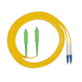 FIBERM Patchcord SC/APC-LC/UPC 5m Single Mode Duplex włókno G652D 2,0mm PVC