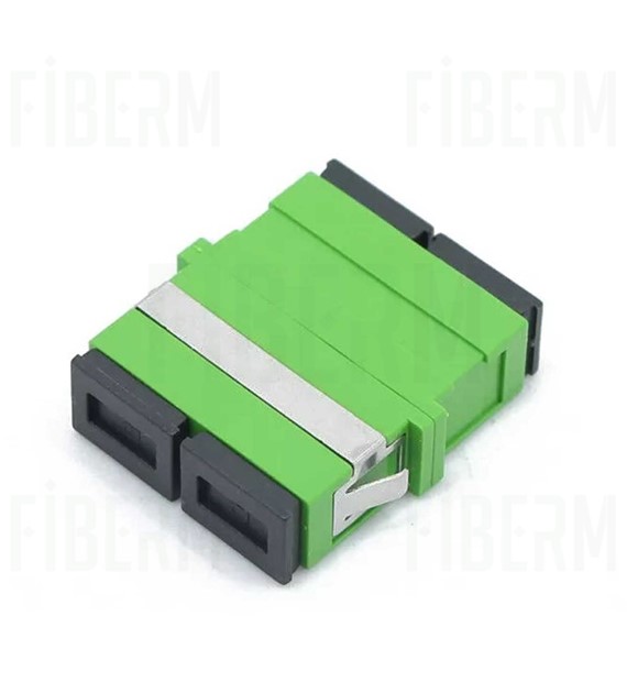 FIBERM Adapter SC/APC Single Mode Duplex bez uszu