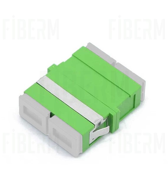 FIBERM GOLD Adapter SC/APC Single Mode Duplex (0,1dB) bez uszu
