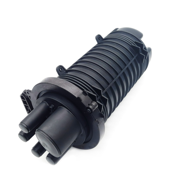 FIBERM Mufa światłowodowa FOSC 48/96J 4xIN 1x OVAL zestaw z 1x Tacka FSTR-Z2 (max. 4 tacki)