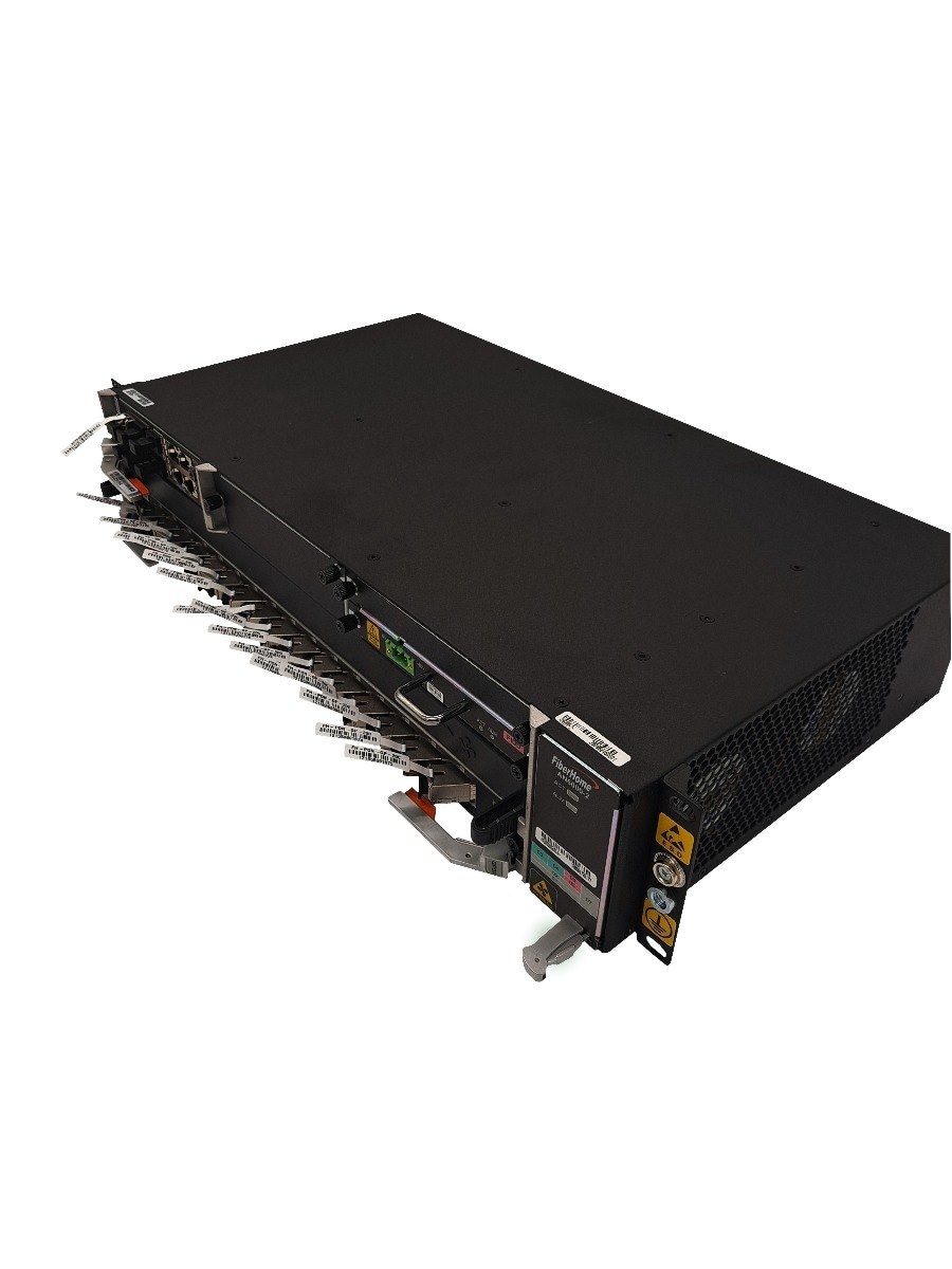 FiberHome AN6000-2 OLT 10GE, Zasilanie DC, 1x HSUD, 1x PIDD